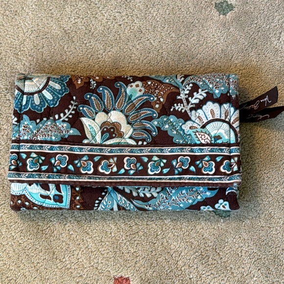 VERA BRADLEY Java Blue Wallet - Picture 1 of 8